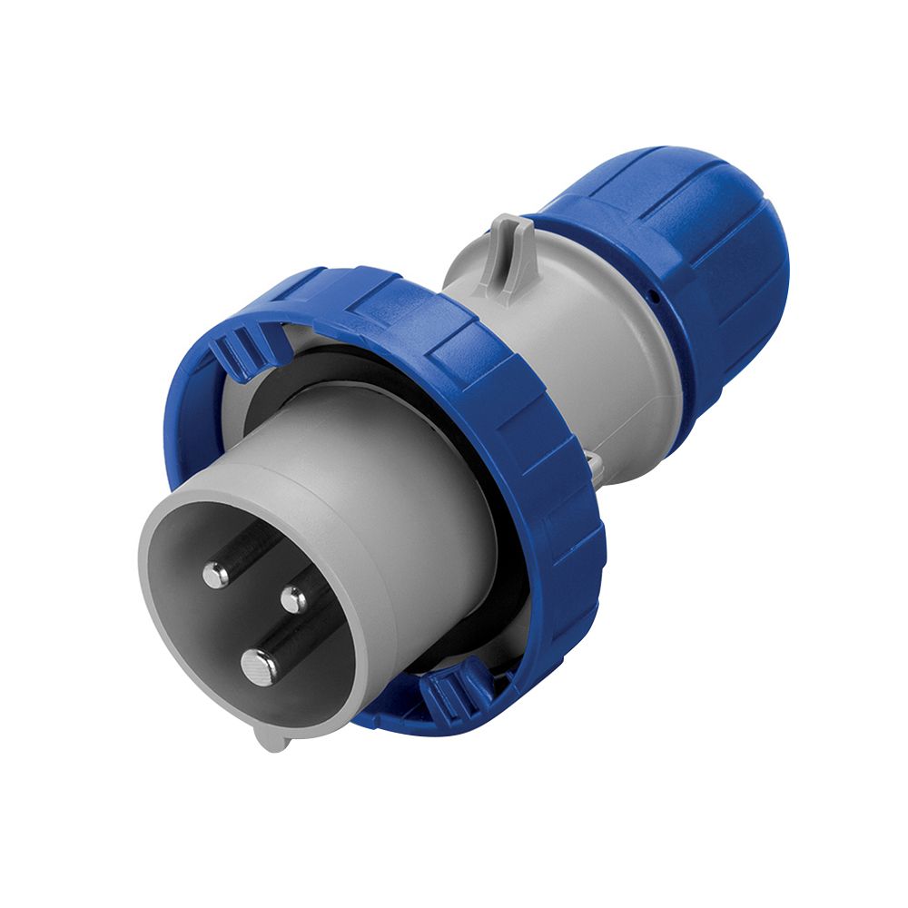 Enchufe industrial 2x16A+T 250V IP67 6h