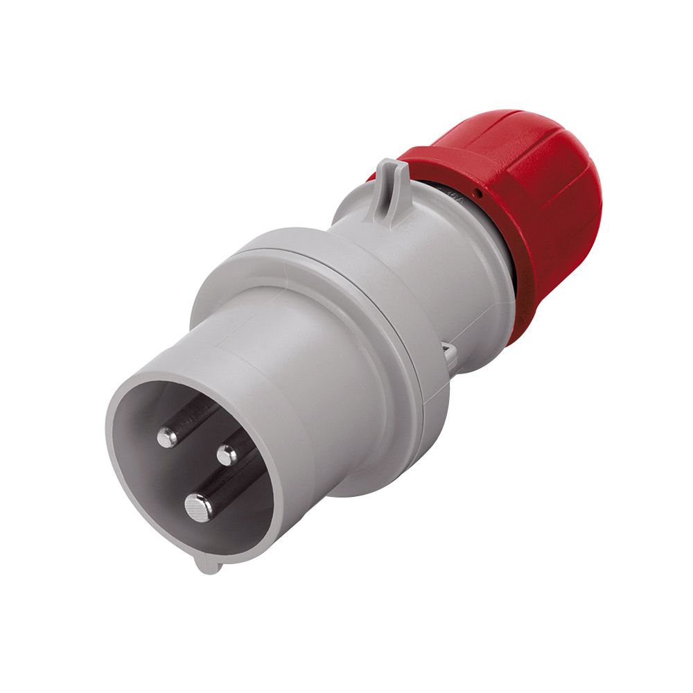 Enchufe industrial 2x16A+T 415V IP44 9h Optima
