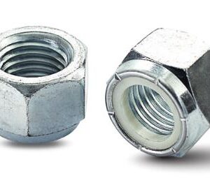 TUERCA EXAGONAL 1" CON SEGURO DE NYLON - TEFLONADA ZINCADO