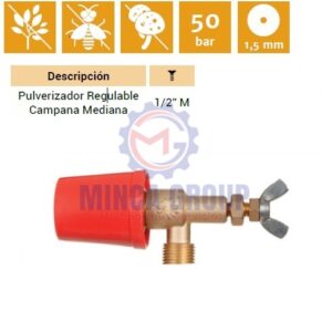 PULVERIZADOR REGULABLE CAMPANA MEDIANA