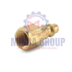 Conector rápido (enchufe tipo M) con rosca externa hembra de 1/ 4 NPT